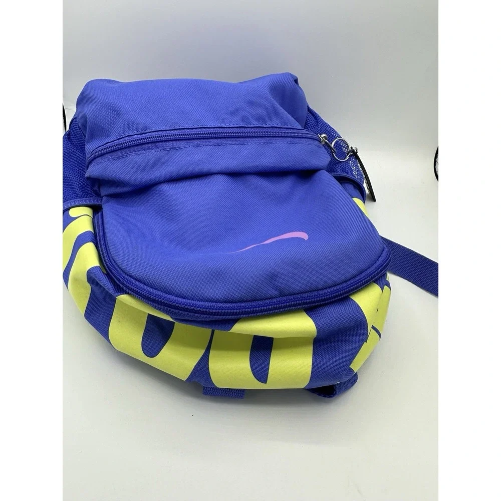 Nike Mini Backpack Blue Yellow Kids Youth Just Do It Small School Bag